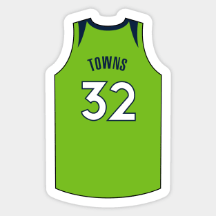 Karl-Anthony Towns Minnesota Jersey Qiangy Sticker